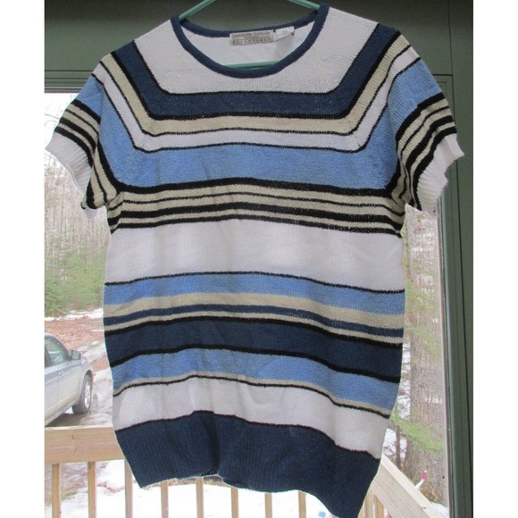 Carolyn Taylor for by Design Essentials Women's Short Sleeve Sweater Size S - Picture 1 of 5